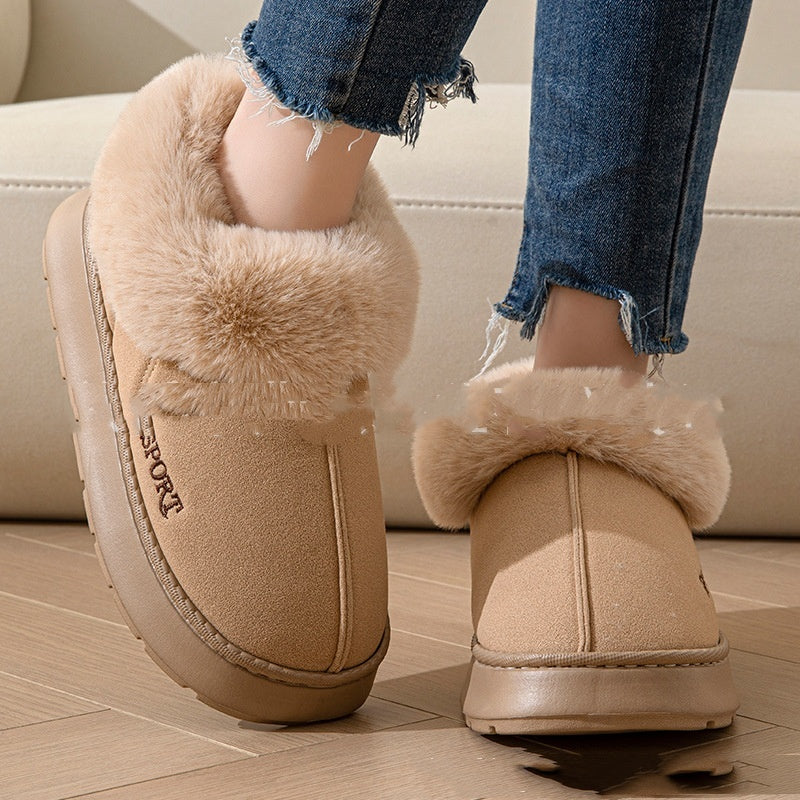 Cozy Plush Soft Slippers Shoes For Women Non-Slip